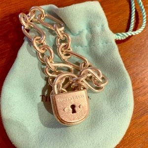 COPY - Tiffany & Co sterling silver Lock bracelet